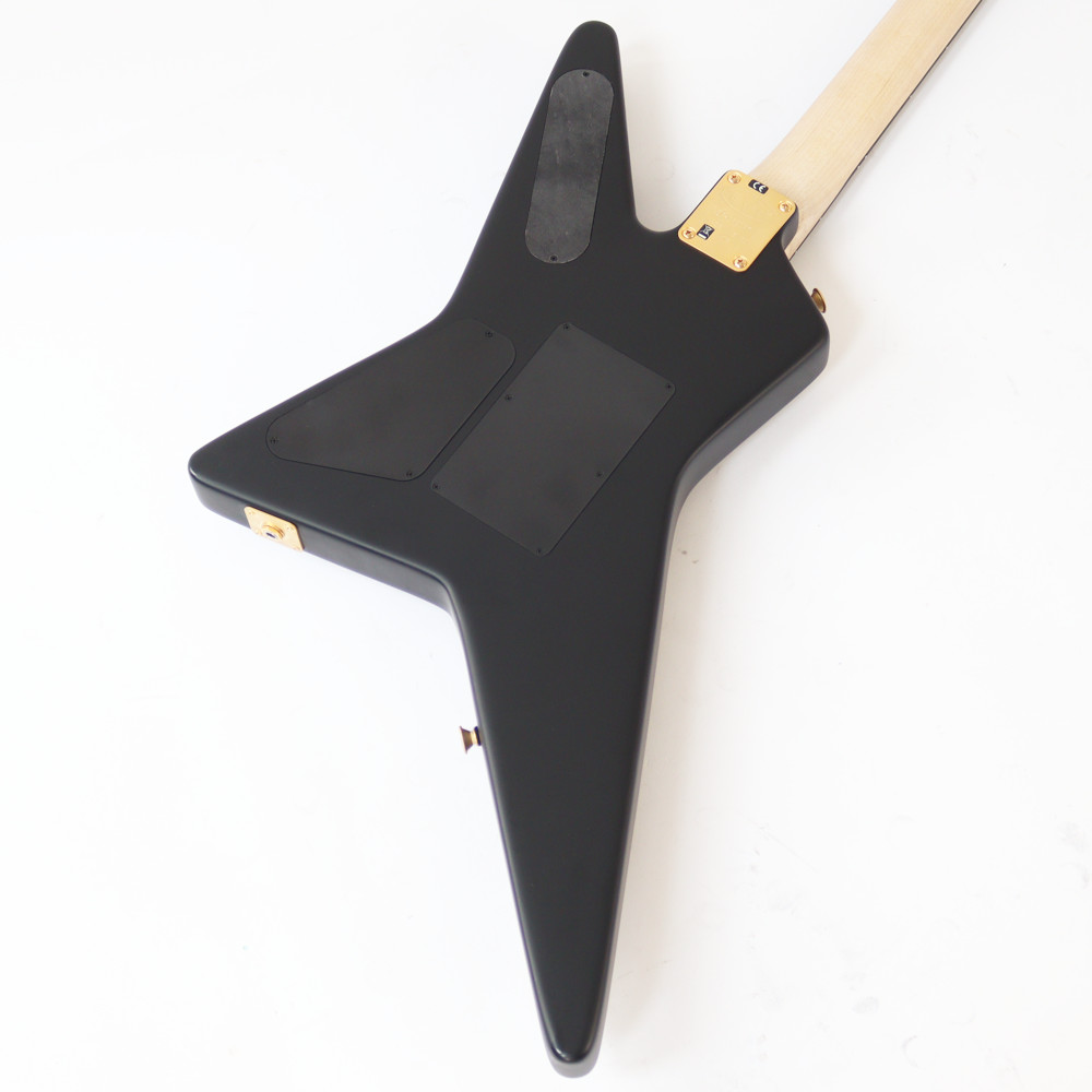 【訳あり】 EVH Limited Edition Star Ebony Fingerboard Stealth Black with Gold Hardware エレキギター アウトレット ボディバック