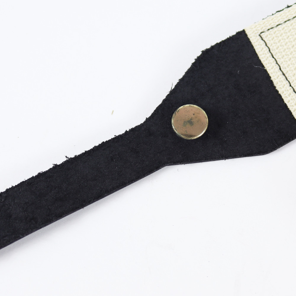 【訳あり】 アコギストラップ ERNIE BALL アーニーボール POLYPRO ACOUSTIC CREAM 5368 アウトレット アコースティックギターストラップ ボタン錆画像