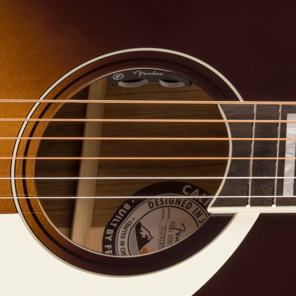 【訳あり】 Fender フェンダー KING VINTAGE MJVE W/C Mojave エレアコ アコースティックギター アウトレット サウンドホール