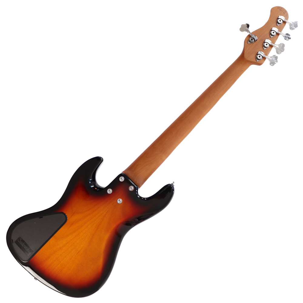 Sadowsky サドウスキー MetroExpress MX21 HP5 Morado Fingerboard Tobacco Sunburst Transparent 5弦エレキベース ボディバック画像 