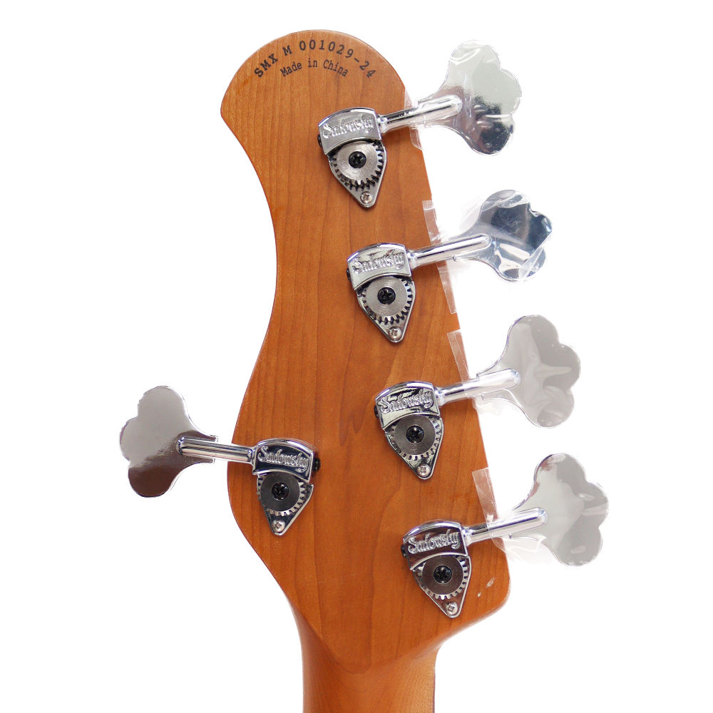 Sadowsky サドウスキー MetroExpress MX21 HP5 Morado Fingerboard Tobacco Sunburst Transparent 5弦エレキベース ヘッド裏画像
