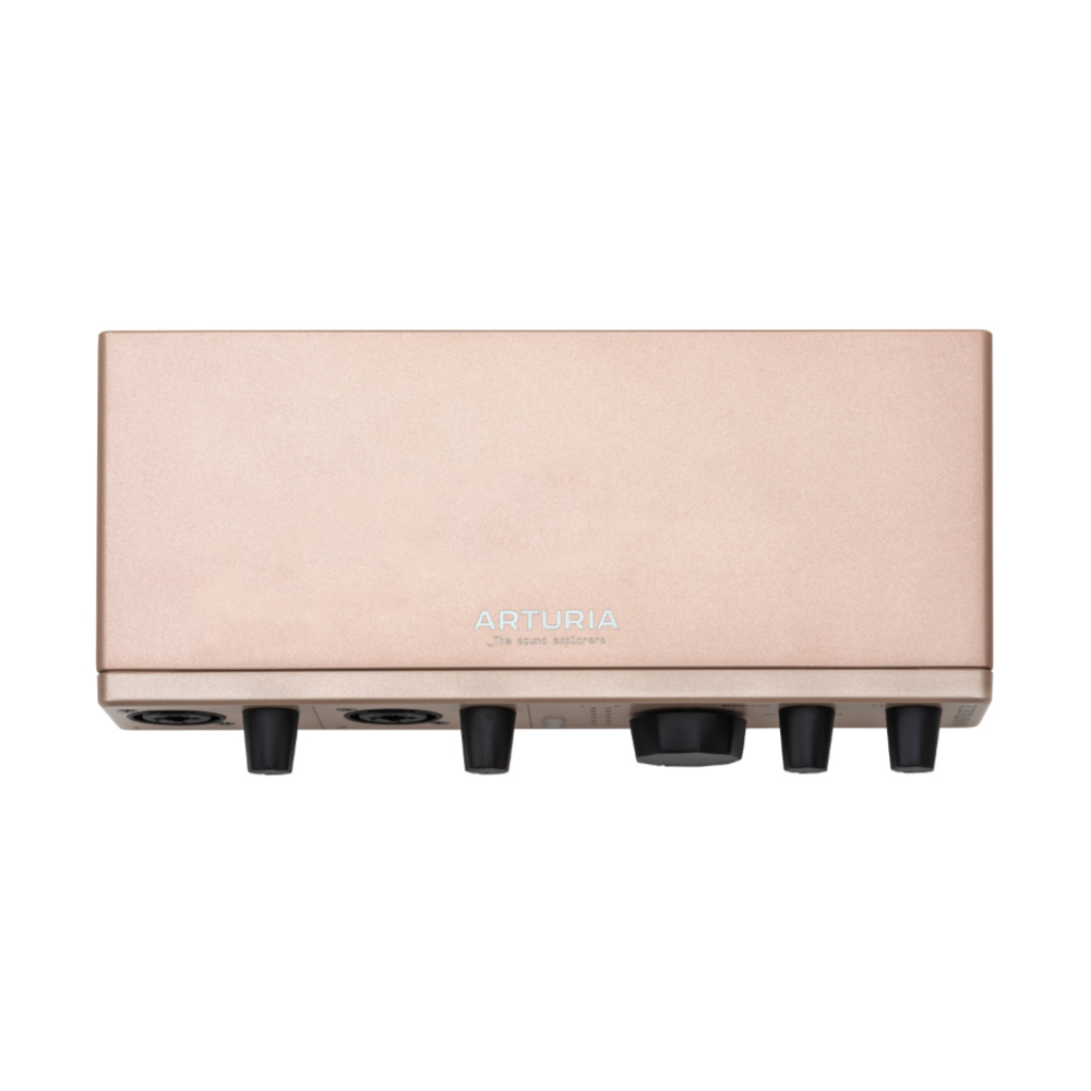 ARTURIA MINIFUSE 2 Champagne オーディオインターフェイス ミニフューズ トップ画像