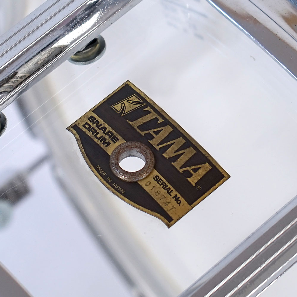 【中古】 スネアドラム タマ TAMA 1990s アクリルシェル スネアドラム 14x6.5 エンブレム