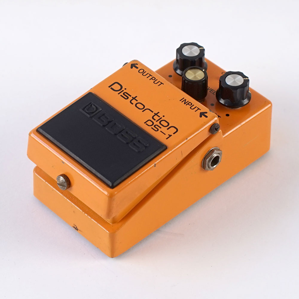 【中古】 ディストーション エフェクター BOSS DS-1 Distortion 1979年製 Made in Japan Silver Screw 銀ネジ ギターエフェクター 全体