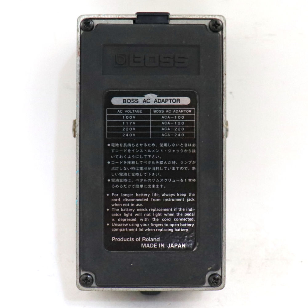 【中古】 ノイズゲート エフェクター BOSS NF-1 Noise Gate Made in Japan ギターエフェクター 裏面