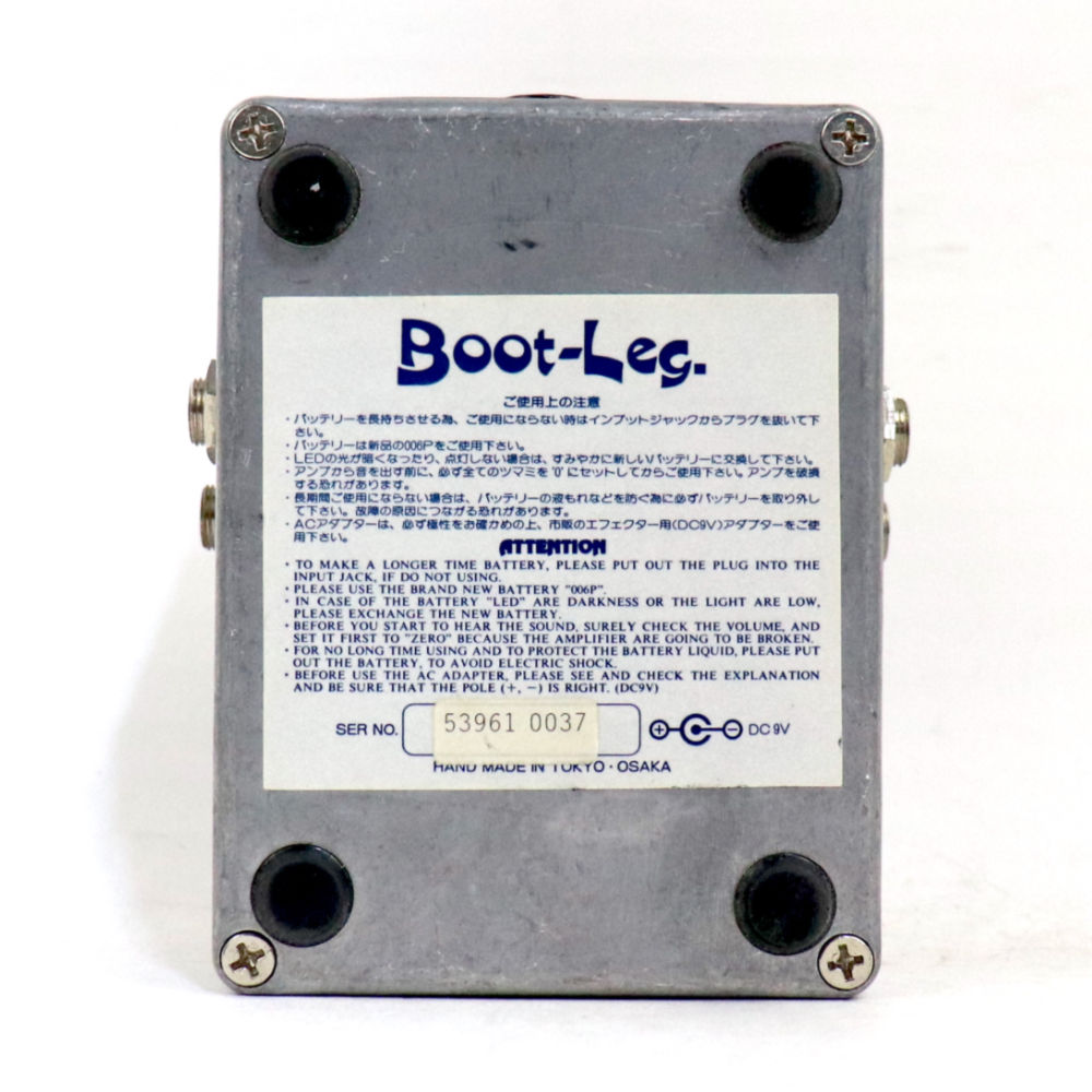 【中古】 Boot-Leg B&L-1.0 Buff & Loop ギターエフェクター 裏面