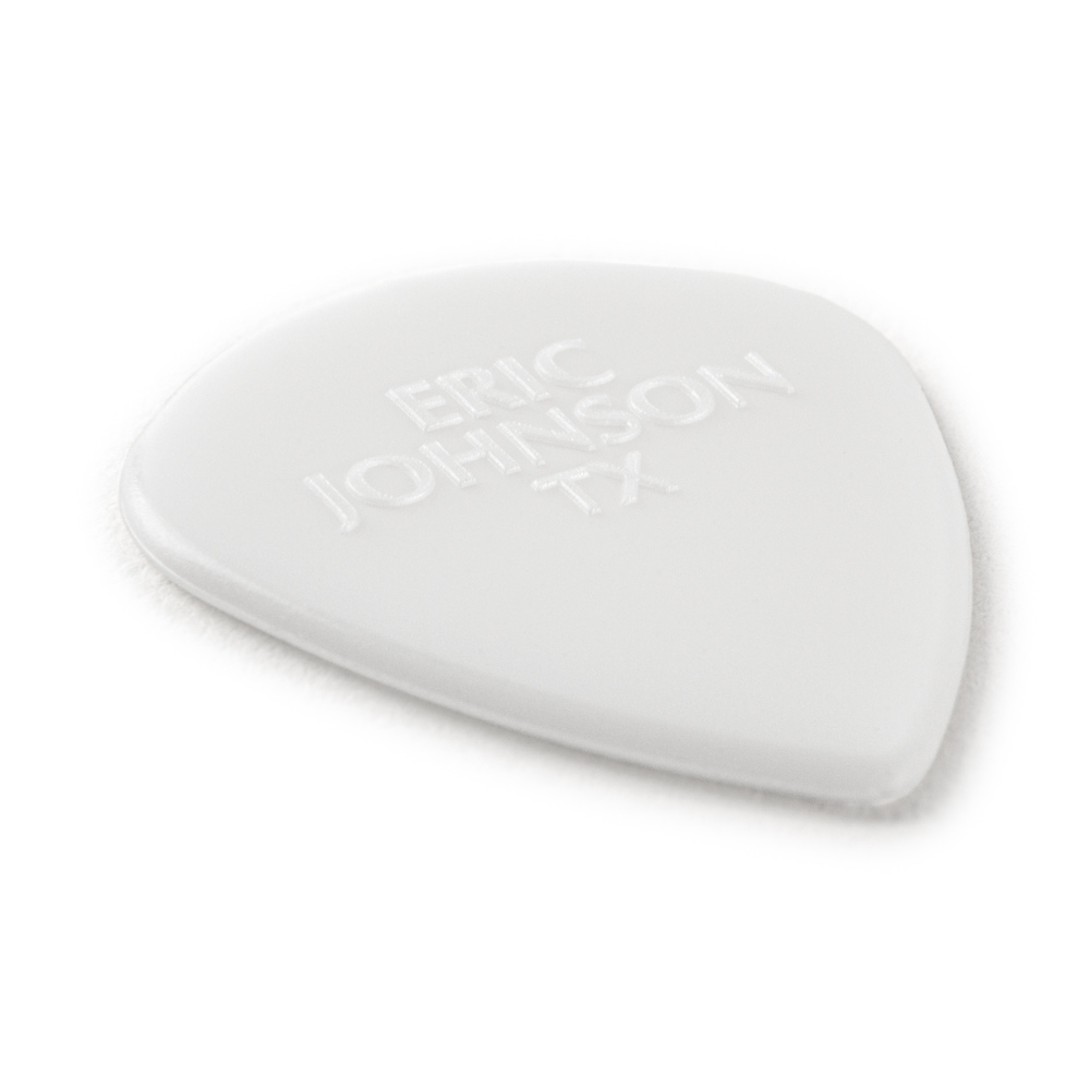 Jim Dunlop ジムダンロップ 407P138EJ ERIC JOHNSON CUSTOM NYLON JAZZ III PICK 1.38MM ギターピック 6枚入りプレイヤーズパック 斜めアングル画像