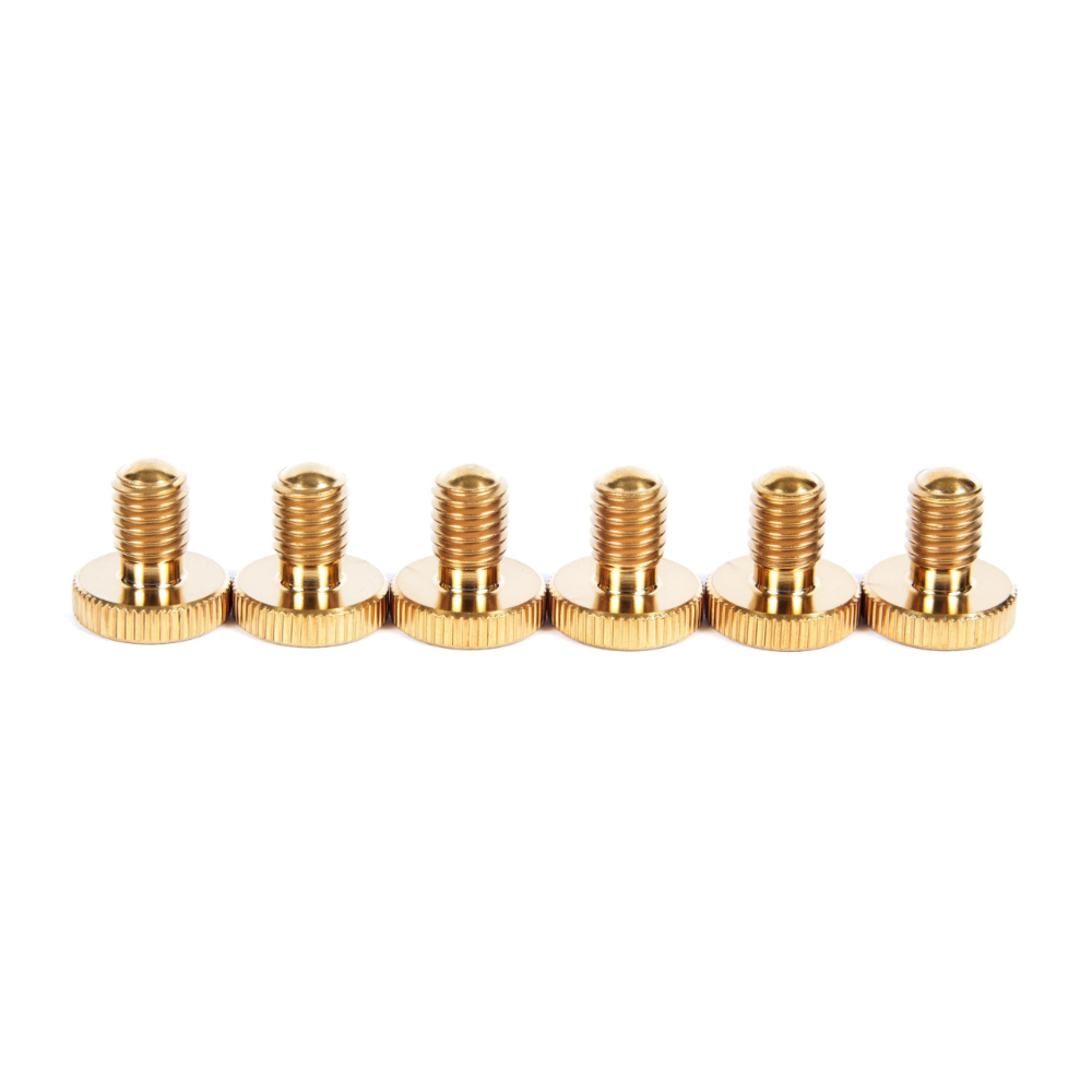 FU-Tone Titanium Fine Tuners Set (6)-GOLD チタン製 フロイドローズ ファインチューンダイヤル 6個セット
