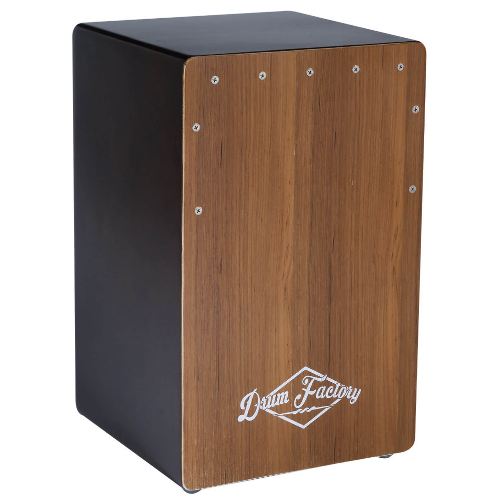 Drum Factory ドラムファクトリー CAJON TBR TEAK FACEPLATE カホン