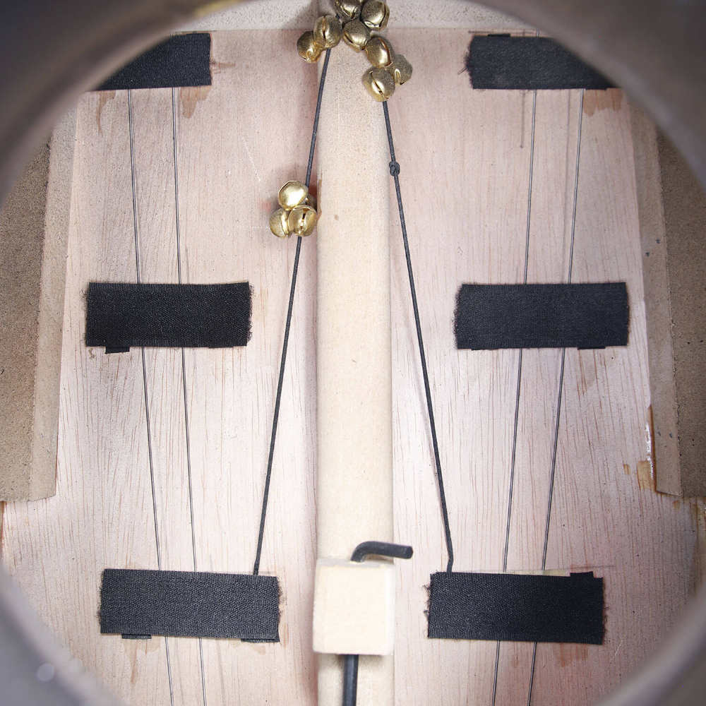 Drum Factory ドラムファクトリー CAJON TBR TEAK FACEPLATE カホン 内部 