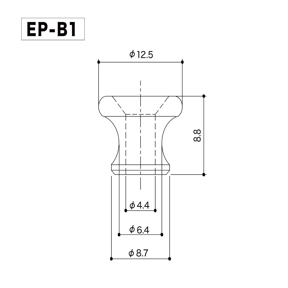 ゴトー GOTOH EP-B1GG ストラップピン エンドピン ゴールド サイズ詳細