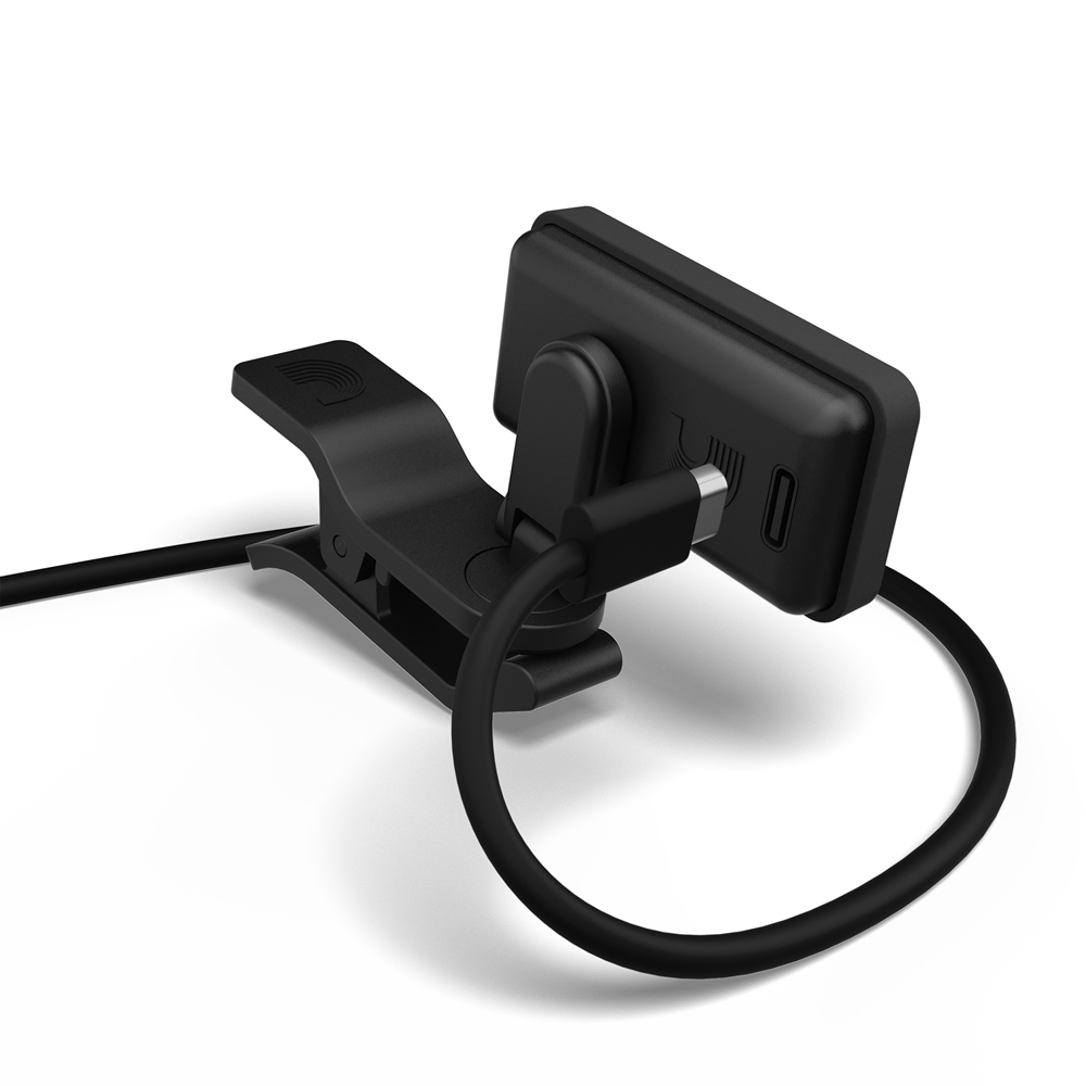 Planet Waves by D’Addario PW-CT-27 充電式 Rechargeable Eclipse Tuner Chromatic Headstock Tuner クリップチューナー 本体画像 裏 