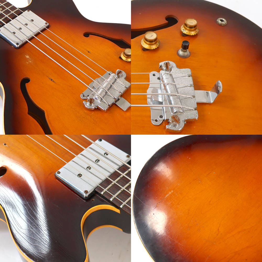 【中古】Gibson ギブソン EB-2 1966年製 セミアコベース エレキベース ボディ傷、くすみ