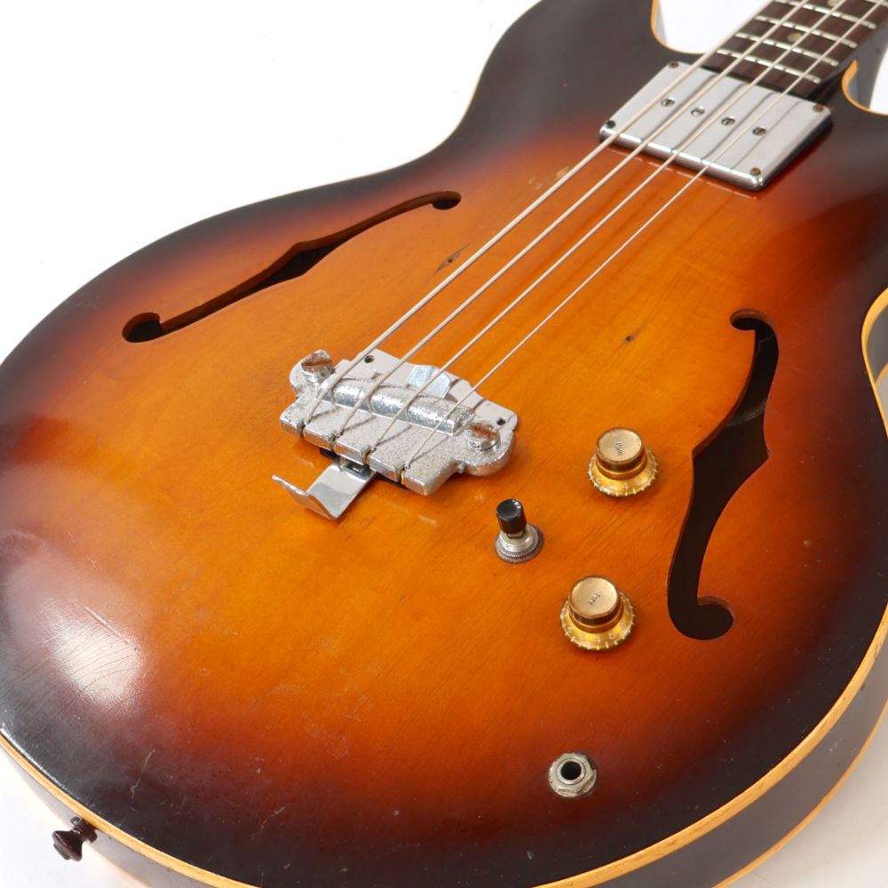 【中古】Gibson ギブソン EB-2 1966年製 セミアコベース エレキベース ブリッジ、ピックアップ、コントロール