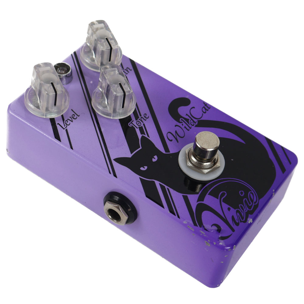 【中古】オーバードライブ エフェクター Vivie WildCat ギターエフェクター ヴィヴィー 本体画像 斜め