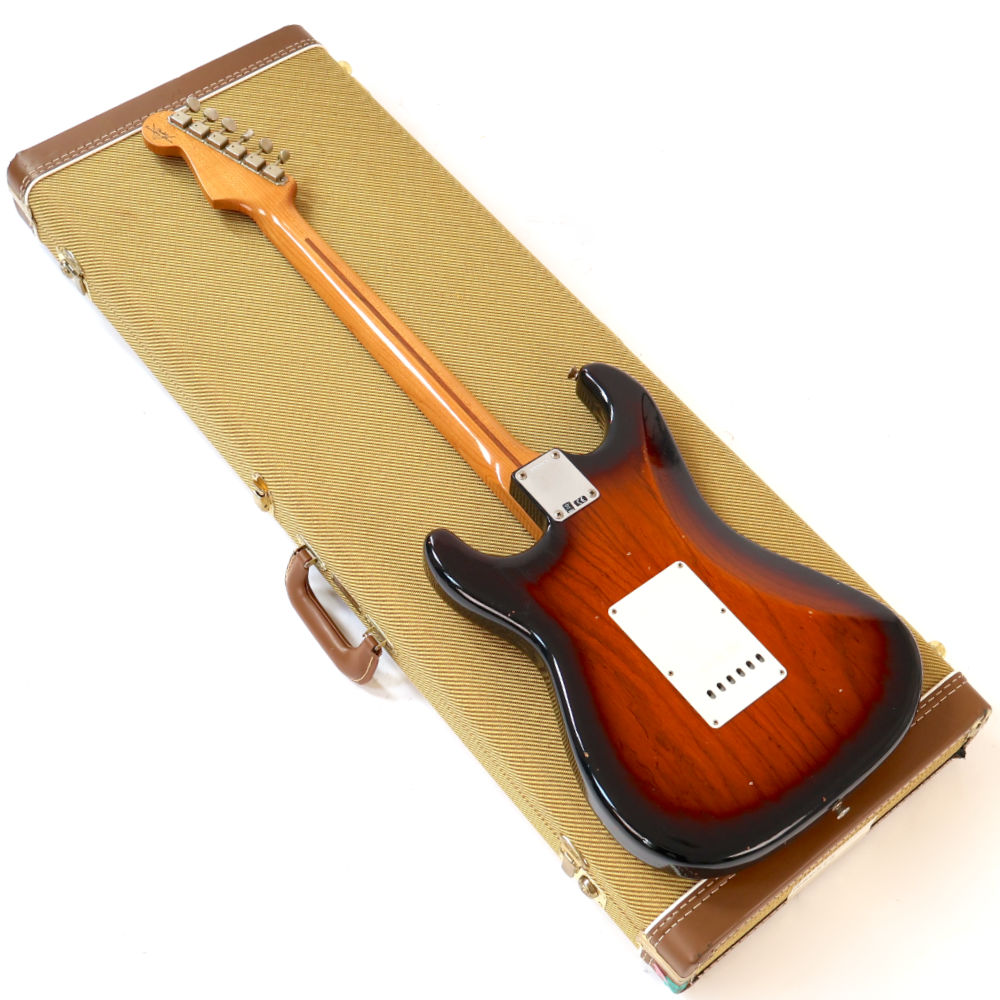 【中古】 エレキギター  Fender Custom Shop 1955 Stratocaster Roasted Ash Journeyman Relic 2TS 2017年製 フェンダー カスタムショップ ジャーニーマン ストラトキャスター ローステッドアッシュ ボディバック