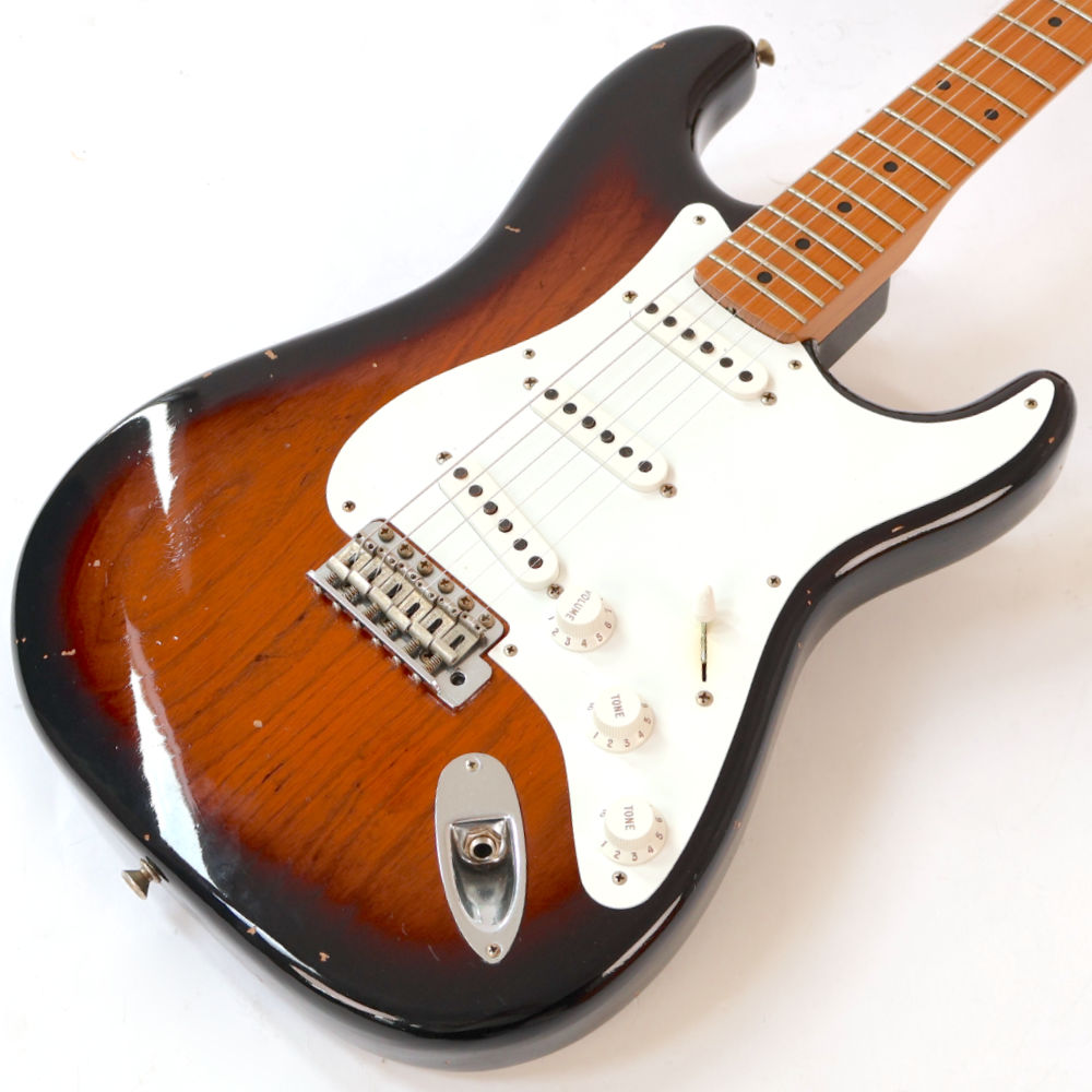 【中古】 エレキギター  Fender Custom Shop 1955 Stratocaster Roasted Ash Journeyman Relic 2TS 2017年製 フェンダー カスタムショップ ジャーニーマン ストラトキャスター ローステッドアッシュ トップ