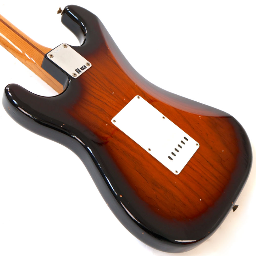 【中古】 エレキギター  Fender Custom Shop 1955 Stratocaster Roasted Ash Journeyman Relic 2TS 2017年製 フェンダー カスタムショップ ジャーニーマン ストラトキャスター ローステッドアッシュ ボディバック