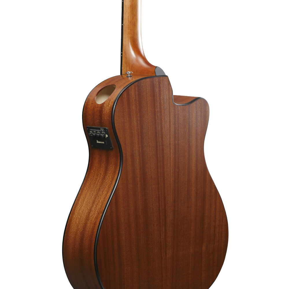 IBANEZ アイバニーズ AAM50LCE-OLB エレクトリックアコースティックギター レフトモデル バックアングル