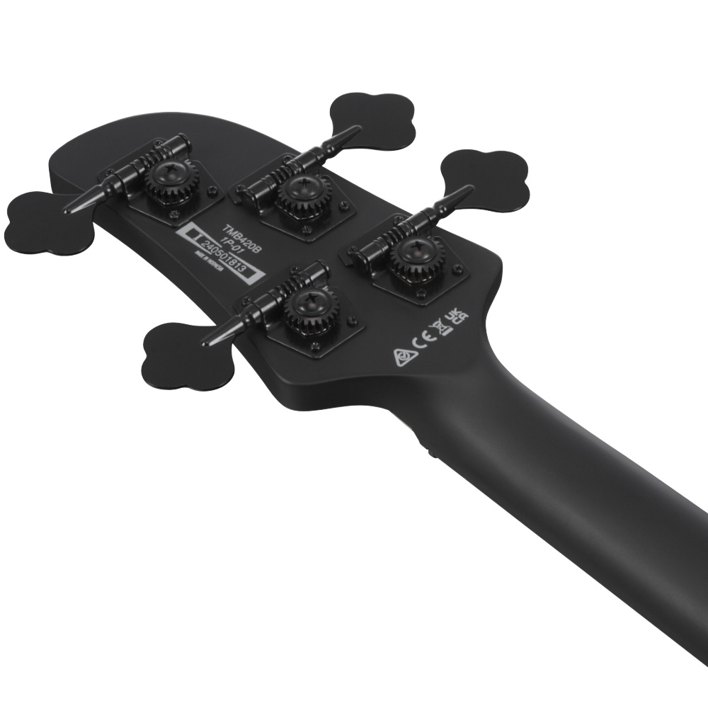 IBANEZ アイバニーズ TMB420B-BKF Talman Bass Black Flat エレキベース ヘッドバック画像