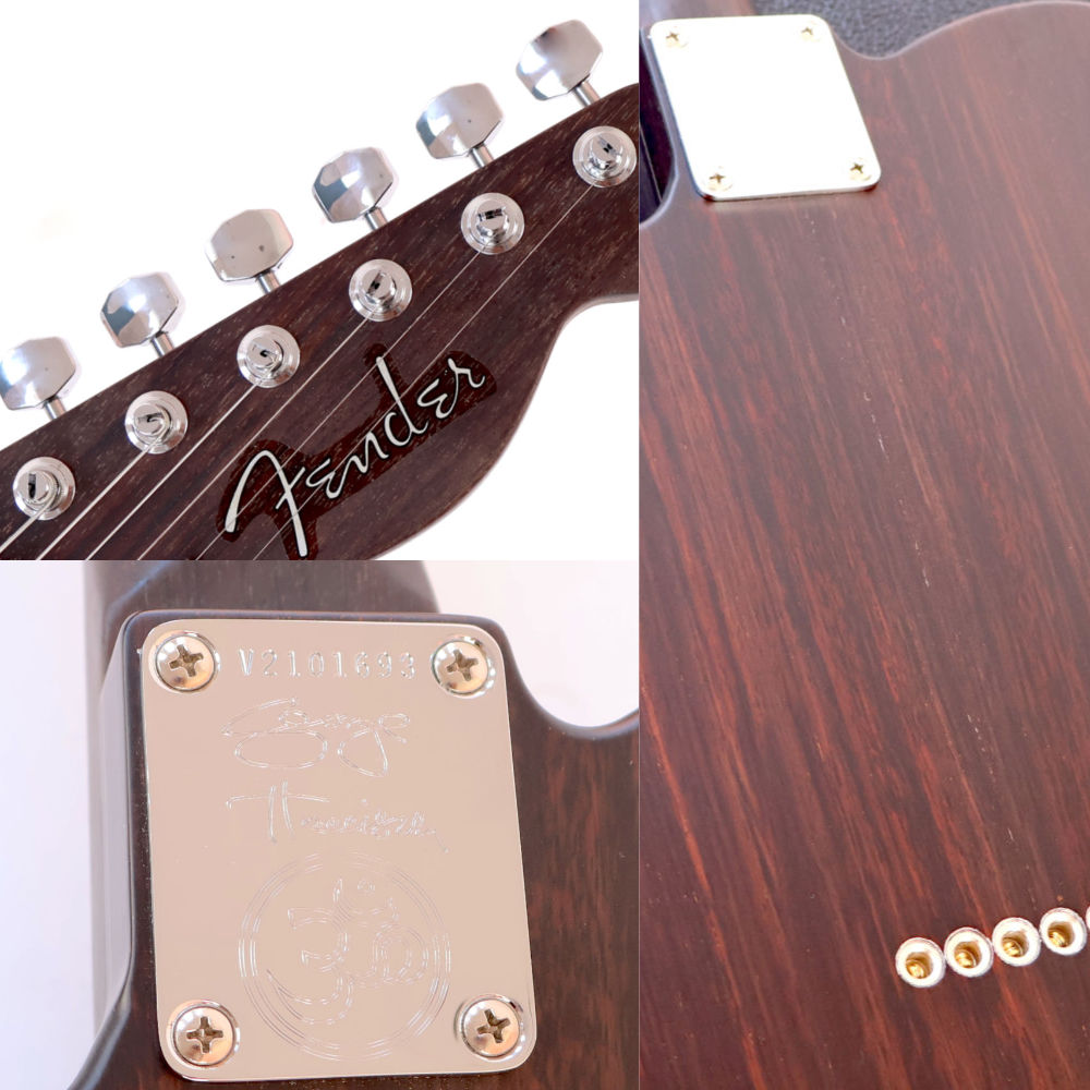 【中古】Fender フェンダー George Harrison Rosewood Telecaster ジョージハリスン ローズウッド テレキャスター エレキギター ペグ曲、バック傷、プレート