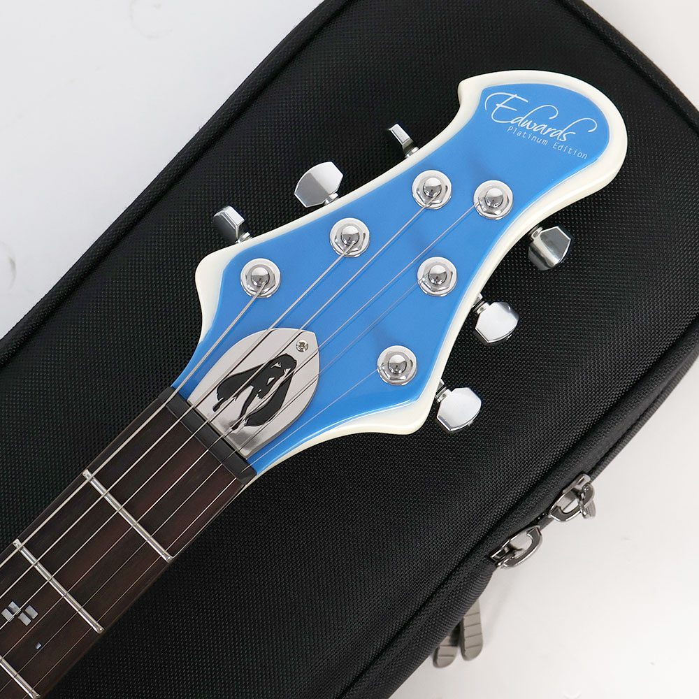 初音ミク　ギター　雪ミク　 MIKU　エドワーズ　E-STREAM 中古】EDWARDS エドワーズ E-STREAM-Miku-Custom SNOW MIKU