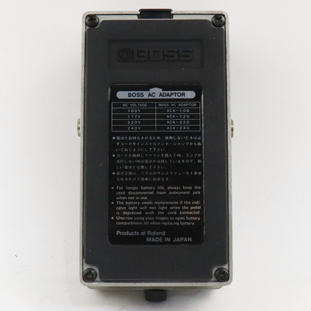 【中古】 ノイズゲート エフェクター BOSS NF-1 Noise Gate Made in Japan ギターエフェクター 底面