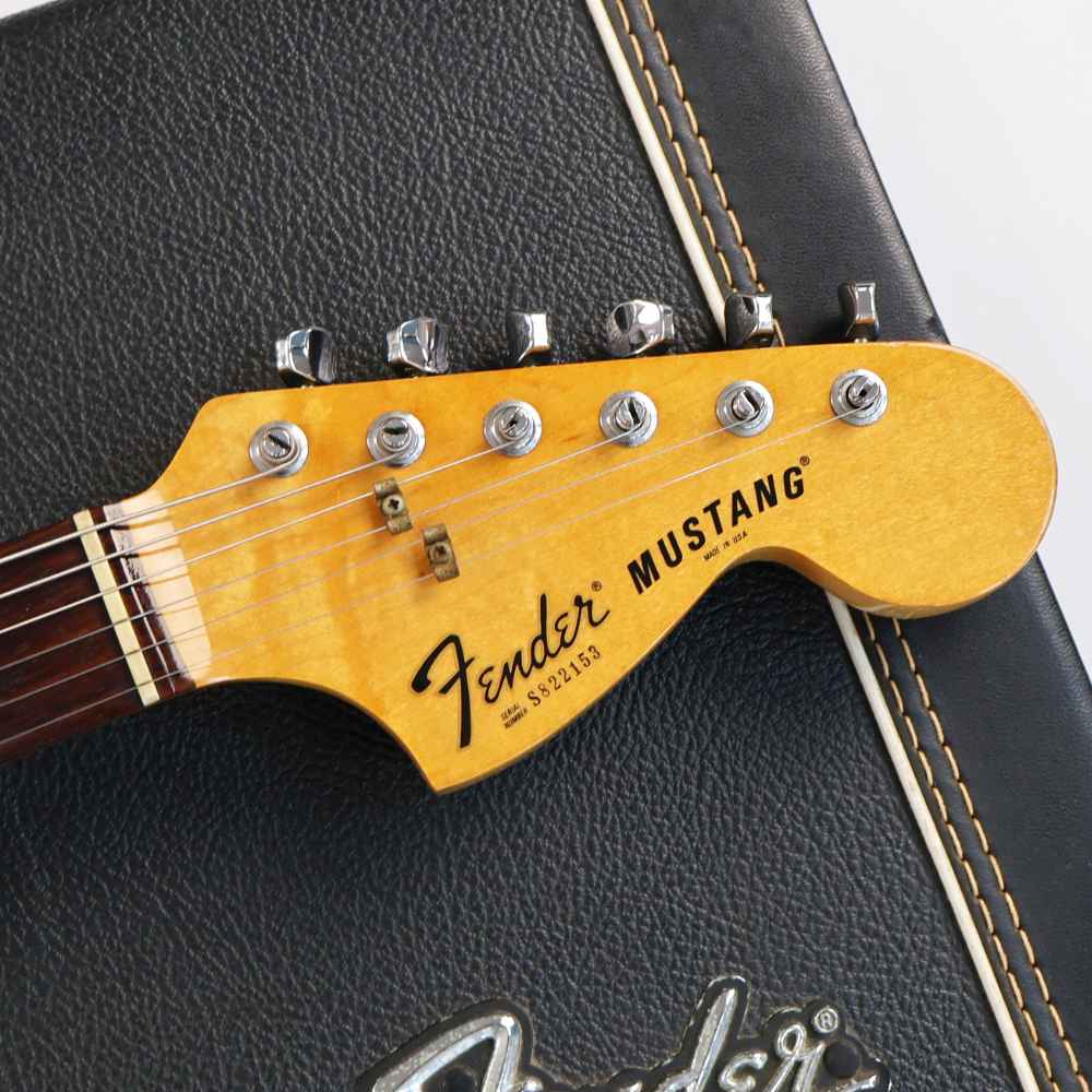 【中古】FENDER フェンダー Mustang Blonde ムスタング 1978年製 エレキギター ヘッド画像