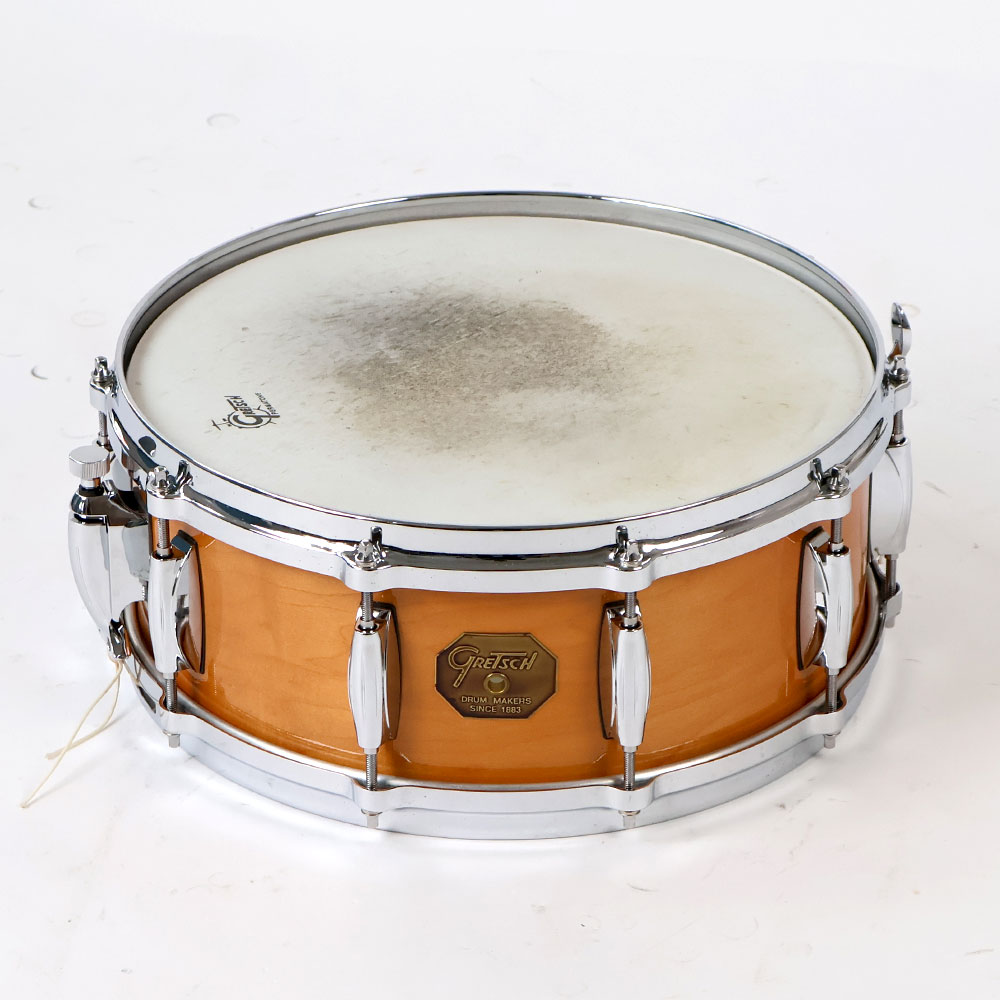 【中古】 スネアドラム グレッチ GRETSCH C-5514S CUSTOM SERIES Maple Snare 14x5.5