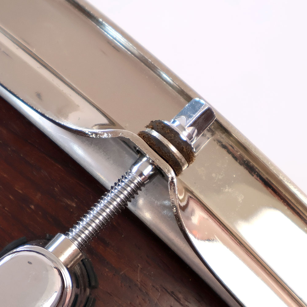 【中古】 スネアドラム タマ TAMA AR355 ART WOOD SERIES ALL ROSEWOOD 14x5.5 革製ワッシャー