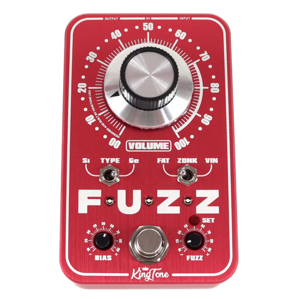 KING TONE GUITAR miniFUZZ V2 Red ギターエフェクター