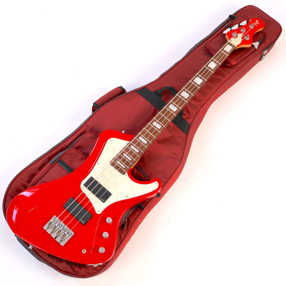 【中古】エレキベース ESP STREAM BASS Fiesta Red