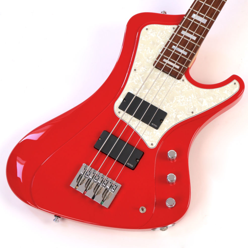 【中古】エレキベース ESP STREAM BASS Fiesta Red トップ