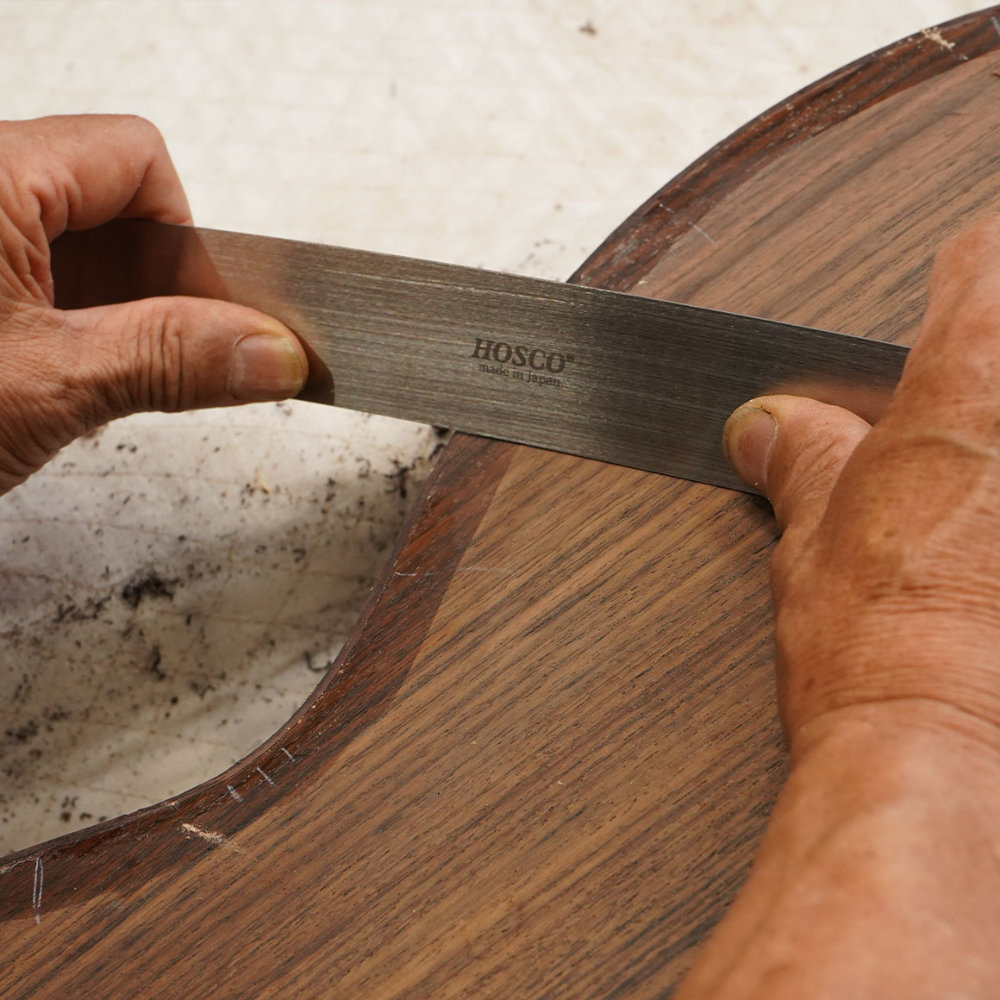 HOSCO ホスコ TL-SCR-L25 ロングスクレーパー 250x35mm 使用イメージ