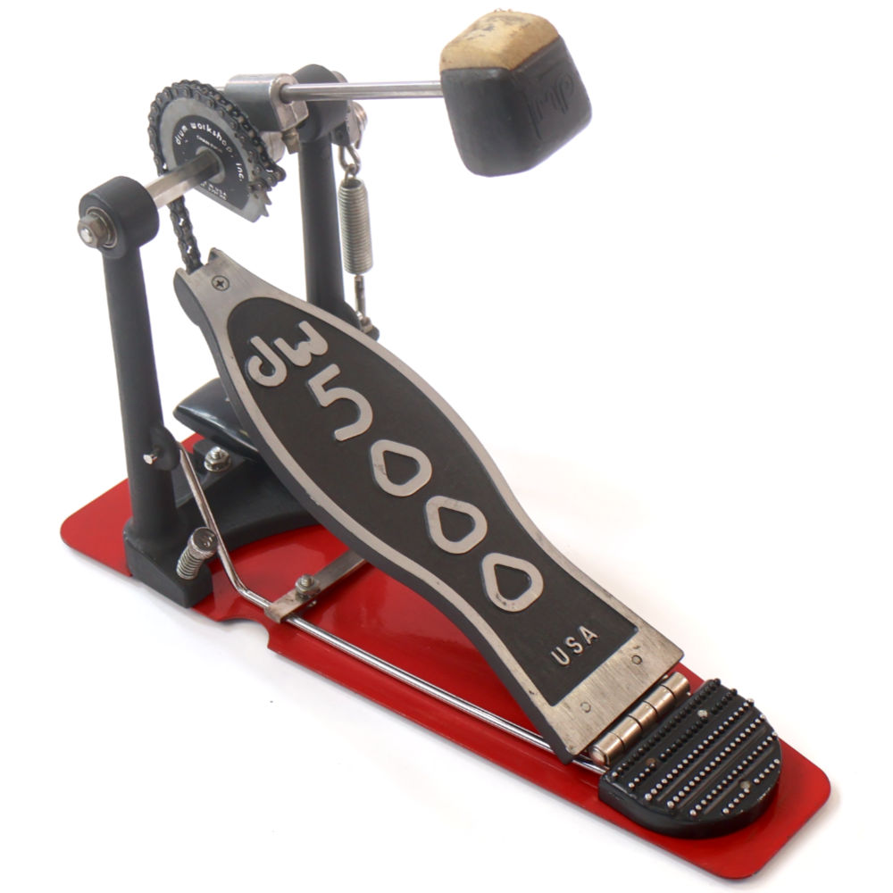 【中古】 ドラムペダル DW DW-5000 TURBO 1980年代後半製 シングルドラムペダル 左サイド