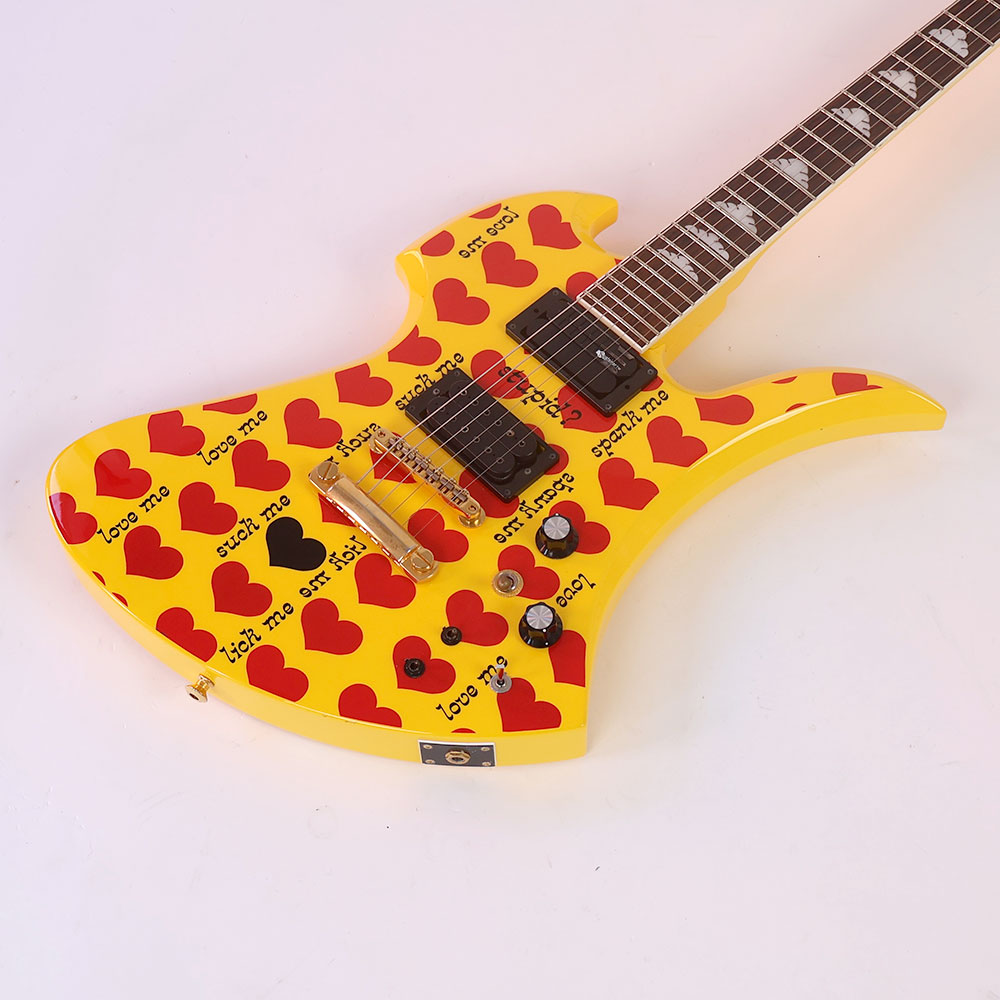 Burny FERNANDES MG-165S HY hideモデル 中古 中古】 BURNY by FERNANDES MG-165S HY hideモデル イエロー