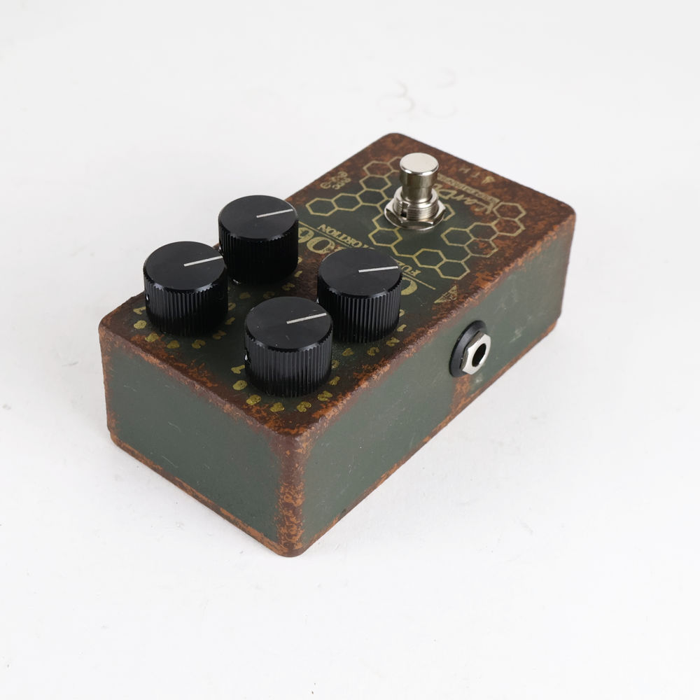 【中古】 KarDiaN カージアン Vitamin C Army Green Ver ファズ ギターエフェクター 側面