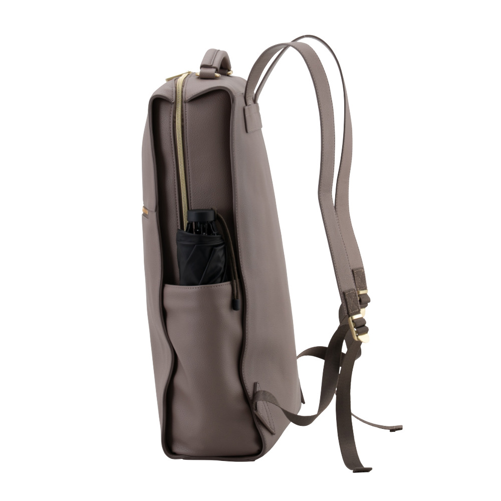 Legato Largo × Pearl Flute レガートラルゴ パールフルート LL-FLB1 #GB グレージュ フルートバッグ サイド画像2