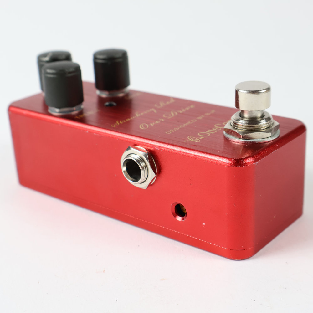 【中古】 オーバードライブ ONE CONTROL STRAWBERRY RED OVER DRIVE ワンコントロール ストロベリーレッド ワンコン 側面