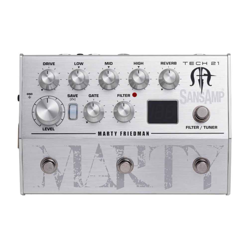 TECH21 テック21 Marty Friedman Signature SansAmp プリアンプ サンズアンプ ギターエフェクター