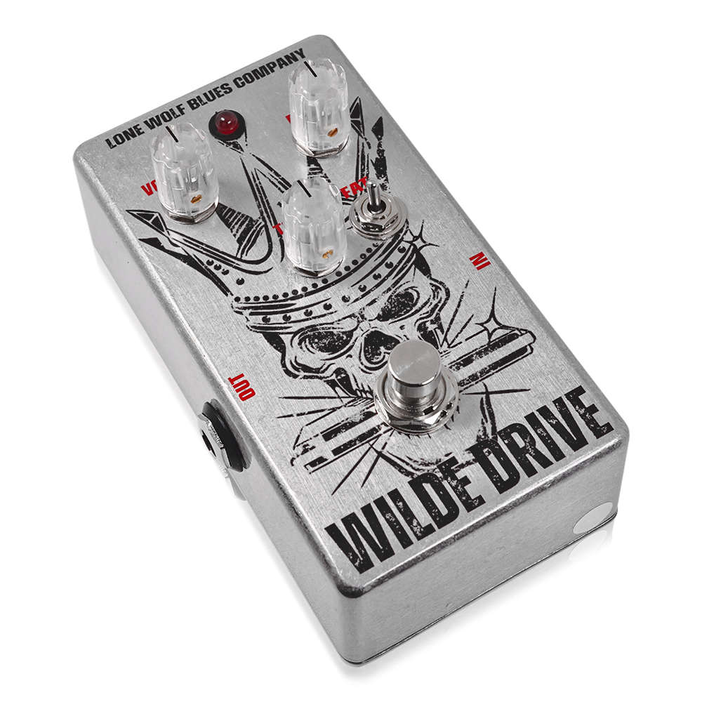 Lone Wolf Blues Company Wilde Drive ハーモニカ用オーバードライブ エフェクター 斜めアングル画像