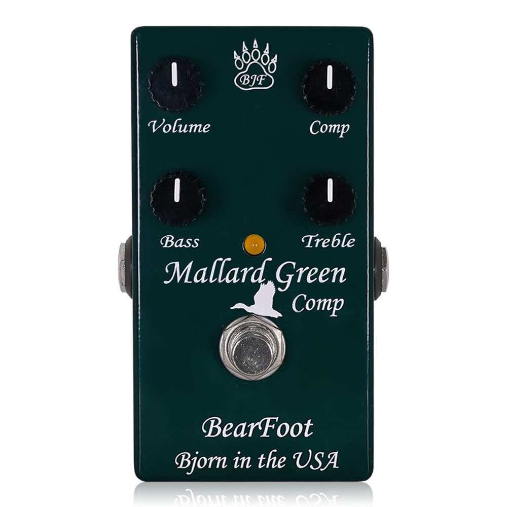 BearFoot FX ベアフットエフェクツ Mallard Green Comp コンプレッサー ギターエフェクター