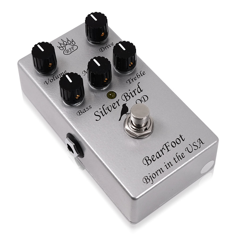 BearFoot FX ベアフットエフェクツ Silver Bird OD オーバードライブ ギターエフェクター 裏面
