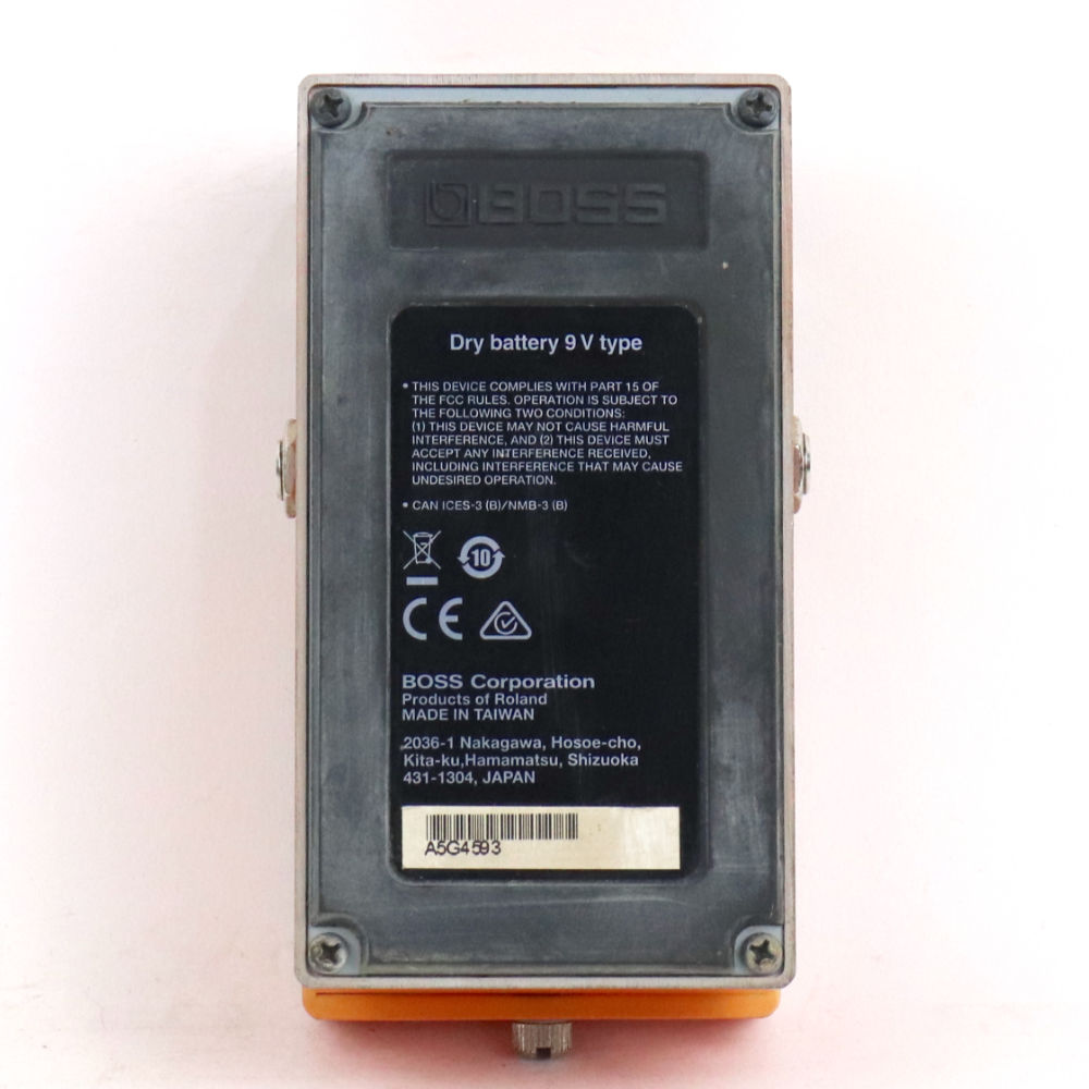 【中古】ディストーション エフェクター BOSS DS-1X Distortion ギターエフェクター 裏面