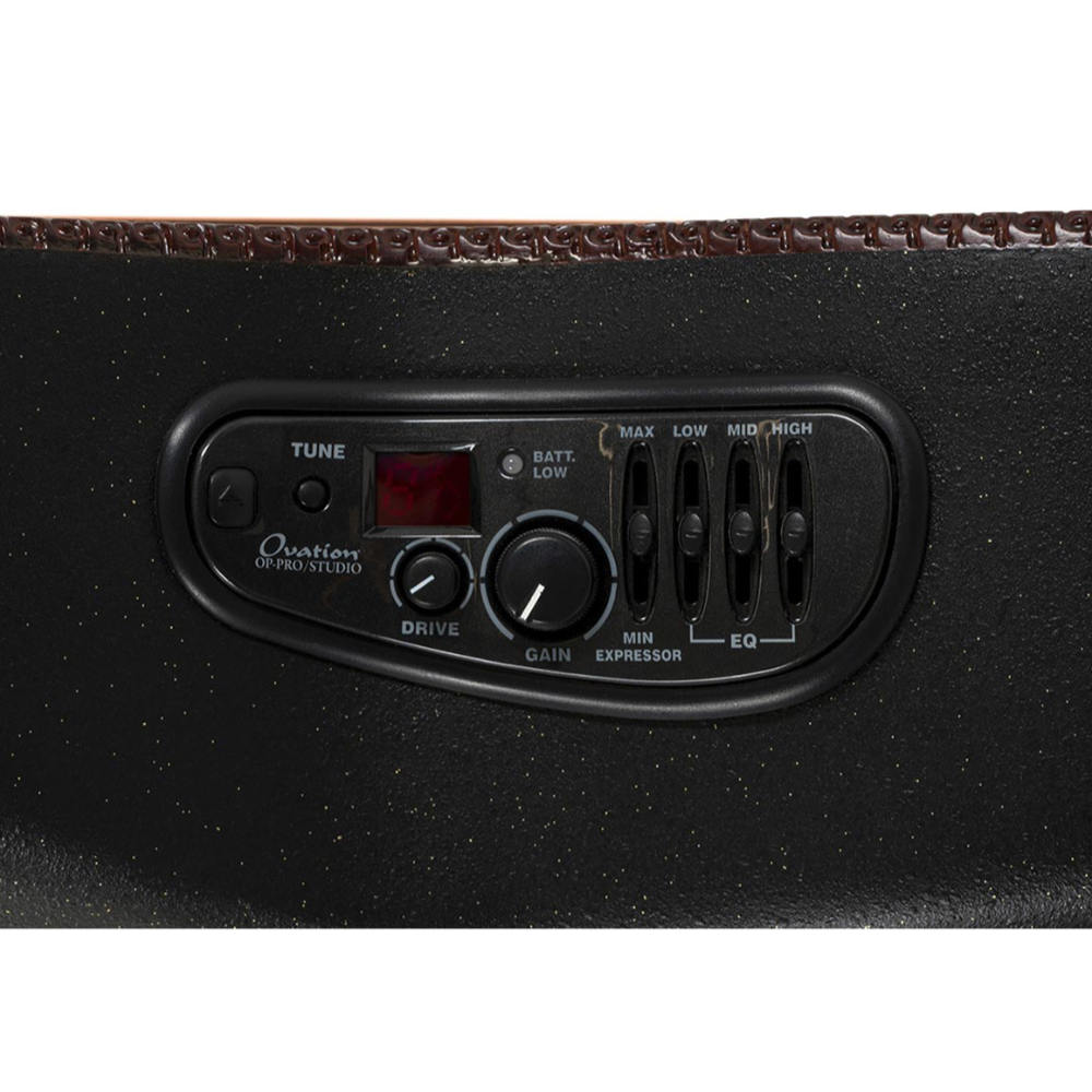 OVATION オベーション Adamas 1687GT-9 Deep Non-Cutaway Reverse Brown Burst エレクトリックアコースティックギター プリアンプ画像