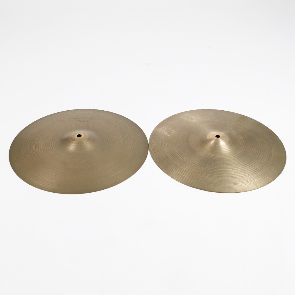 【中古】 ハイハットシンバル ペア ジルジャン ZILDJIAN A Zildjian NEW BEAT HIHAT Pair 14インチ 本体画像 斜め