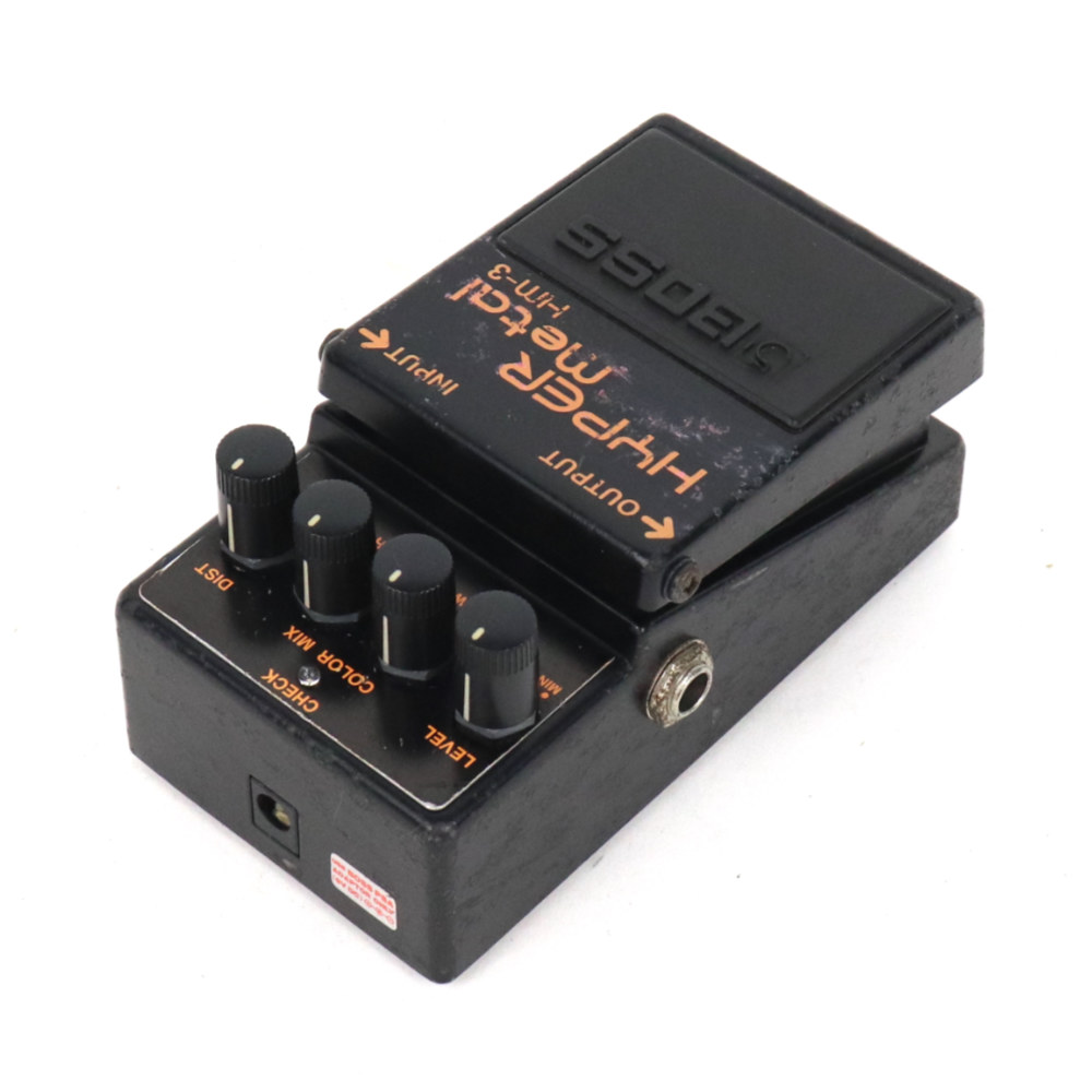【中古】 ハイパーメタル BOSS HM-3 HYPER Metal ギターエフェクター ディストーション リア斜めアングル画像