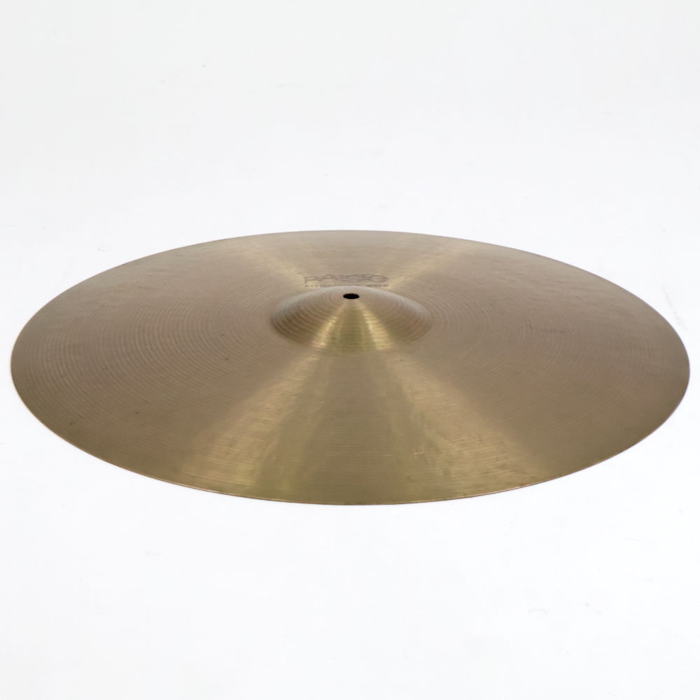【中古】 ライドシンバル パイステ PAISTE Formula 602 HEAVY RIDE 20インチ 1970s ビンテージシンバル サイド、カップ