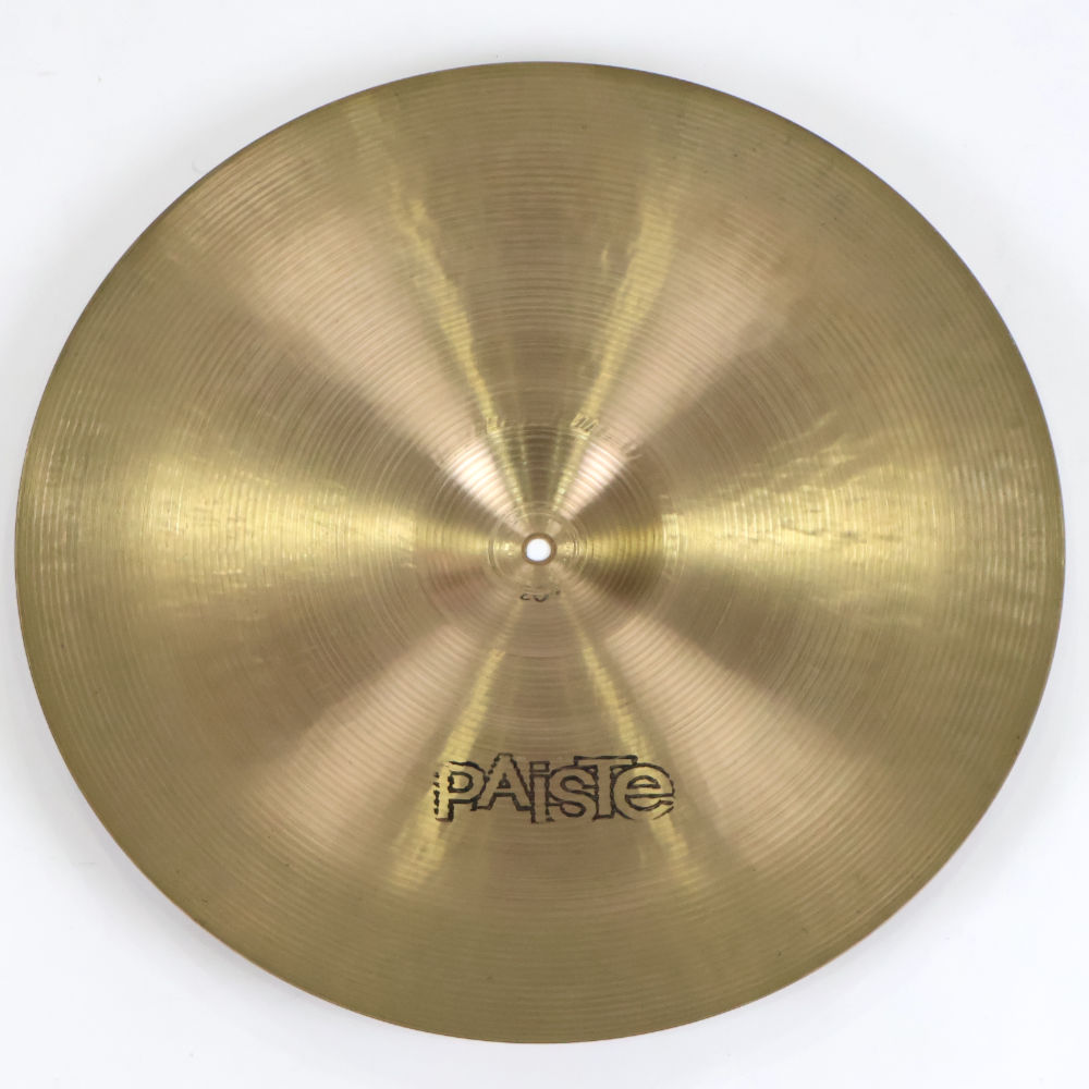 【中古】 ライドシンバル パイステ PAISTE Formula 602 HEAVY RIDE 20インチ 1970s ビンテージシンバル 裏面