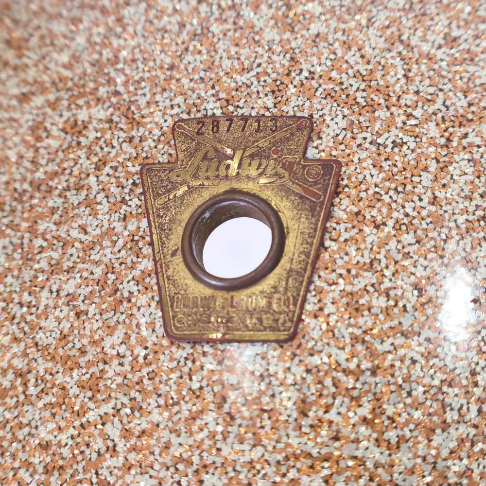 【中古】 スネアドラム ラディック Ludwig 908P Jazz Festival SPARKLING GOLD PEARL 詳細画像